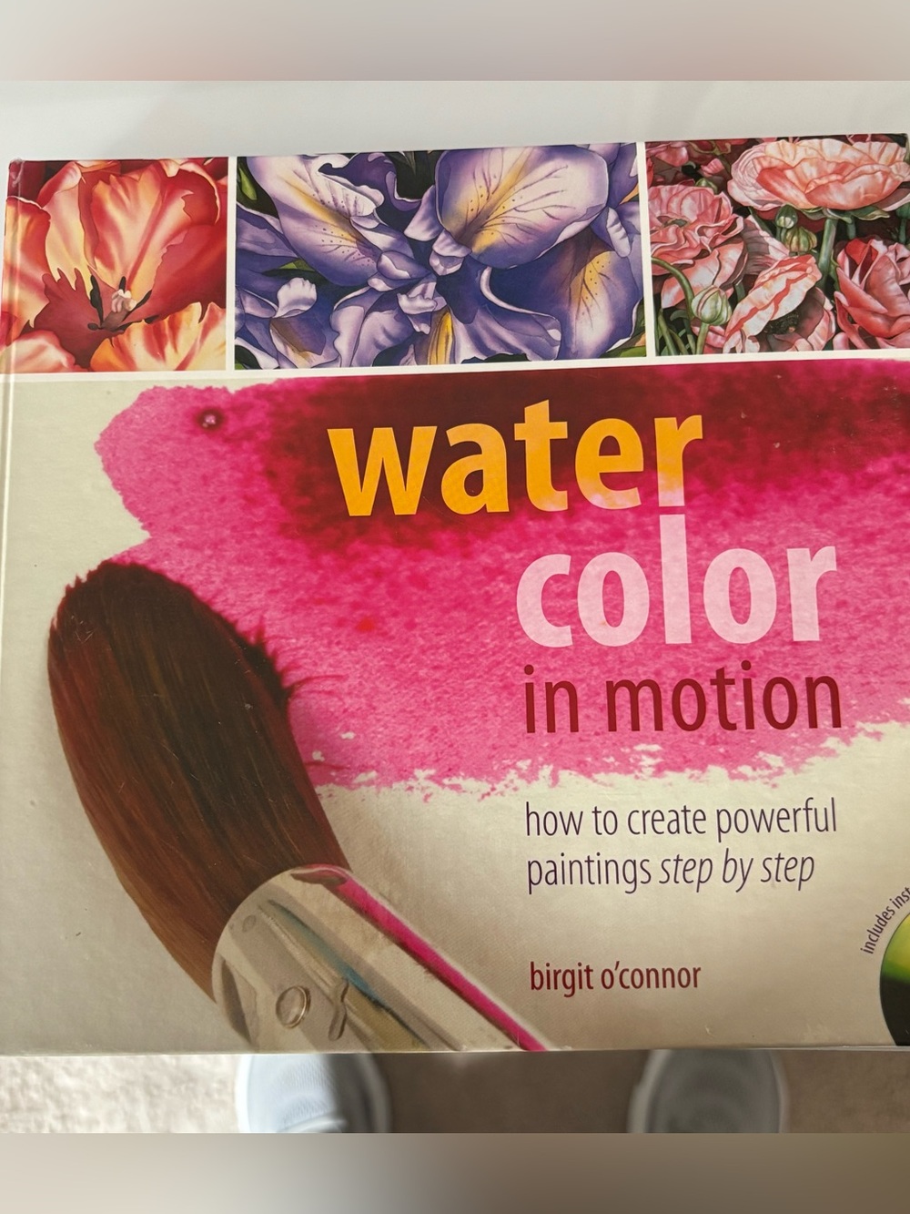 Watercolor in Motion book - Hardcover Watercolor step by step